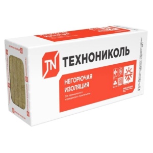 Купить на centrosnab.ru Базальтовый утеплитель минвата ТехноНиколь Технофас эффект 1200*600*50мм по цене от 1 265,00 руб.!